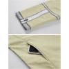 imageYeokou Womens Windbreaker Jacket Outdoors Hiking Reflective Striping Hooded Half Zip Pullover Contrast Pocketed OuterwearOatmeal