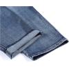 imageYeokou Mens Casual Loose Hip Hop Denim Work Pants Jeans with Cargo PocketsLight Blue