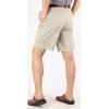 imageYeokou Mens Classic Weekend Oxford Pleated Front Golf ShortsBeige