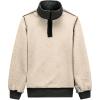 imageYeokou Mens Fashion Warm Fleece Crewneck Sweatshirt Thick Sherpa Lined Pullover Tops2grey