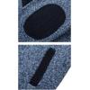 imageYeokou Mens Shawl Collar Cardigans Slim Fit Button Cable Knit Black Sweater PocketsDark Blue