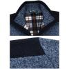 imageYeokou Mens Shawl Collar Cardigans Slim Fit Button Cable Knit Black Sweater PocketsDark Blue