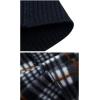 imageYeokou Mens Shawl Collar Cardigans Slim Fit Button Cable Knit Black Sweater PocketsDark Blue