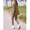 imageYeokou Womens Fleece Jacket Coat Sherpa Lined Half Zip Sweatshirt Fall Winter Fuzzy Long Sleeve Pullover Outfits with PocketsKhaki
