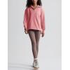 imageYeokou Womens Fleece Jacket Coat Sherpa Lined Half Zip Sweatshirt Fall Winter Fuzzy Long Sleeve Pullover Outfits with PocketsPink