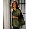 imageYeokou Womens Fleece Vest Casual Sleeveless Button Down Winter Warm Sherpa Jacket with PocketsArmygreen