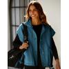 imageYeokou Womens Fleece Vest Casual Sleeveless Button Down Winter Warm Sherpa Jacket with PocketsBlue