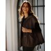 imageYeokou Womens Fleece Vest Casual Sleeveless Button Down Winter Warm Sherpa Jacket with PocketsBrown