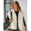 imageYeokou Womens Fleece Vest Casual Sleeveless Button Down Winter Warm Sherpa Jacket with PocketsCream