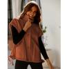 imageYeokou Womens Fleece Vest Casual Sleeveless Button Down Winter Warm Sherpa Jacket with PocketsRust