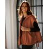 imageYeokou Womens Fleece Vest Casual Sleeveless Button Down Winter Warm Sherpa Jacket with PocketsRust