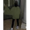 imageYeokou Womens Oversized Luxe Baggy Sweater Cable Knit Bohemia Stylish Wide Long Sleeve Cute Fall Casual PulloverDarkgreen