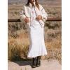 imageYeokou Womens Sherpa Fleece Jackets Stand Collar Zip Up Fall Winter Casual 2025 Fuzzy Coats with PocketsWhite