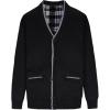 V Neck Black