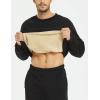 imageYeokou Mens Fleece Sweatshirt Sherpa Lined Crewneck Basic Winter Thick Pullover TopsBlack