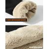 imageYeokou Mens Fleece Sweatshirt Sherpa Lined Crewneck Basic Winter Thick Pullover TopsGrey