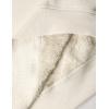 imageYeokou Mens Fleece Sweatshirt Sherpa Lined Crewneck Basic Winter Thick Pullover TopsZbeige
