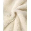 imageYeokou Mens Fleece Sweatshirt Sherpa Lined Crewneck Basic Winter Thick Pullover TopsZbeige