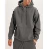 imageYeokou Mens Tracksuits 2 Piece Sweatsuits Pullover Hoodie Athletic Sweatpants Joggers SetsDarkgrey