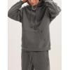 imageYeokou Mens Tracksuits 2 Piece Sweatsuits Pullover Hoodie Athletic Sweatpants Joggers SetsDarkgrey