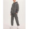 imageYeokou Mens Tracksuits 2 Piece Sweatsuits Pullover Hoodie Athletic Sweatpants Joggers SetsDarkgrey