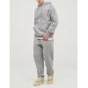 imageYeokou Mens Tracksuits 2 Piece Sweatsuits Pullover Hoodie Athletic Sweatpants Joggers SetsLightgrey