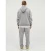 imageYeokou Mens Tracksuits 2 Piece Sweatsuits Pullover Hoodie Athletic Sweatpants Joggers SetsLightgrey