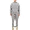 imageYeokou Mens Tracksuits 2 Piece Sweatsuits Pullover Hoodie Athletic Sweatpants Joggers SetsLightgrey