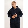 imageYeokou Mens Tracksuits 2 Piece Sweatsuits Pullover Hoodie Athletic Sweatpants Joggers SetsNavy