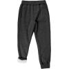 imageYeokou Unisex Boys Girls Kids Sherpa Lined Athletic Jogger Fleece SweatpantsDarkgrey