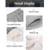 imageYeokou Unisex Boys Girls Kids Sherpa Lined Athletic Jogger Fleece SweatpantsLightgrey