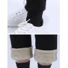 imageYeokou Warm Sweatpants Womens Fleece Sherpa Lined Winter Active Running Jogger PantsBlack