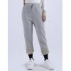imageYeokou Warm Sweatpants Womens Fleece Sherpa Lined Winter Active Running Jogger PantsLight Grey
