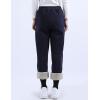 imageYeokou Warm Sweatpants Womens Fleece Sherpa Lined Winter Active Running Jogger PantsNavy Blue