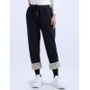 imageYeokou Warm Sweatpants Womens Fleece Sherpa Lined Winter Active Running Jogger PantsNavy Blue