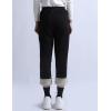 imageYeokou Warm Sweatpants Womens Fleece Sherpa Lined Winter Active Running Jogger PantsStyle 12blackstraight Leg