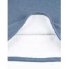 imageYeokou Women Warm Sherpa Lined Fleece Crewneck Sport Sweatshirt Pullover LoungewearBlue