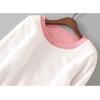 imageYeokou Women Warm Sherpa Lined Fleece Crewneck Sport Sweatshirt Pullover LoungewearPink