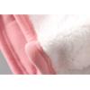 imageYeokou Women Warm Sherpa Lined Fleece Crewneck Sport Sweatshirt Pullover LoungewearPink