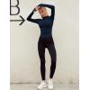 imageYeokou Womens Active Zip Up Running Workout Cropped Bbl Athletic Jacket with Thumb HolesNavy