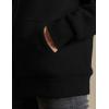 imageYeokou Womens Casual Full Zip Up Sherpa Lined Hoodie Sweatshirt Jacket CoatBlack
