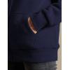 imageYeokou Womens Casual Full Zip Up Sherpa Lined Hoodie Sweatshirt Jacket CoatDarkblue