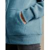 imageYeokou Womens Casual Full Zip Up Sherpa Lined Hoodie Sweatshirt Jacket CoatDustyblue