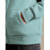 imageYeokou Womens Casual Full Zip Up Sherpa Lined Hoodie Sweatshirt Jacket CoatGreen