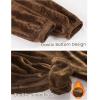 imageYeokou Womens Fleece Pajama Pants Fuzzy Lounge Bottoms Warm Fluffy Sleepwear with PocketsBrown