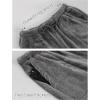 imageYeokou Womens Fleece Pajama Pants Fuzzy Lounge Bottoms Warm Fluffy Sleepwear with PocketsGrey