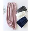imageYeokou Womens Fleece Pajama Pants Fuzzy Lounge Bottoms Warm Fluffy Sleepwear with PocketsPink