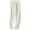 imageYeokou Womens Fleece Pajama Pants Fuzzy Lounge Bottoms Warm Fluffy Sleepwear with PocketsBeige