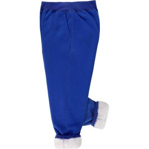 imageYeokou Unisex Boys Girls Kids Sherpa Lined Athletic Jogger Fleece SweatpantsBlue