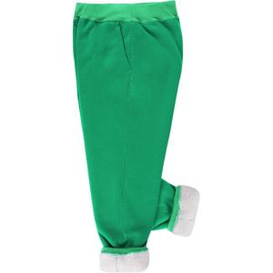 imageYeokou Unisex Boys Girls Kids Sherpa Lined Athletic Jogger Fleece SweatpantsGreen